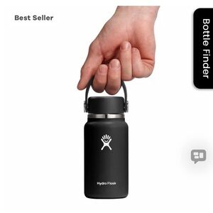 Hydro Flask Matte Black Bottle NWT